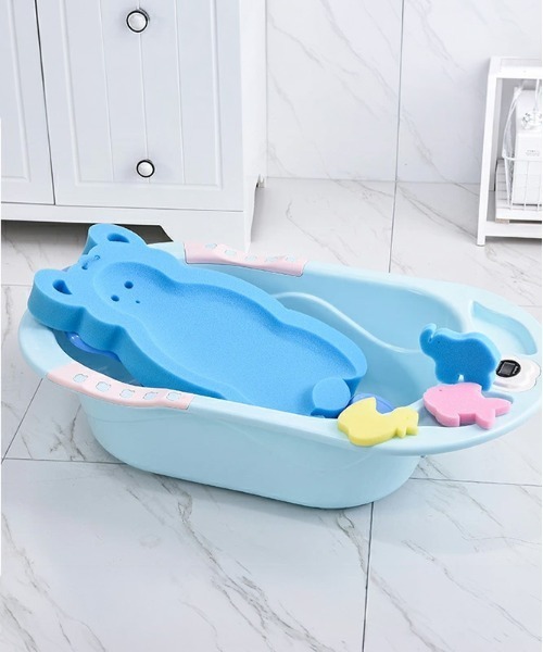 BACKYARD FAMILY(バックヤードファミリー)の「お風呂マット 赤ちゃん スポンジ(その他ベビー用品・キッズ・ブルー/ピンク/イエロー・FREE)」の10枚目の写真