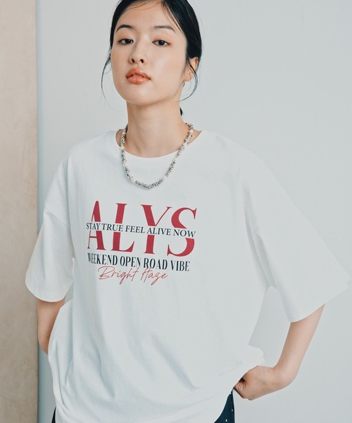 LEPSIM(レプシィム)の「カラー杢ロゴBIGT 1044463(Tシャツ/カットソー・レディース・チャコールグレー/オフホワイト/ブルー/キャメル・FREE)」の8枚目の写真