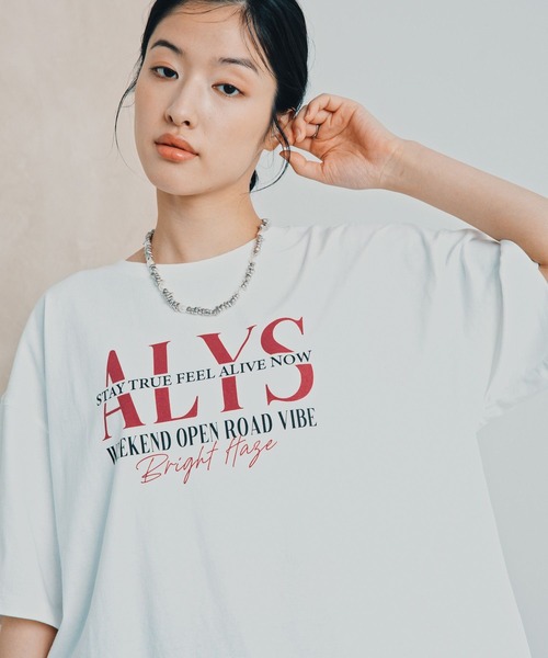 LEPSIM(レプシィム)の「カラー杢ロゴBIGT 1044463(Tシャツ/カットソー・レディース・チャコールグレー/オフホワイト/ブルー/キャメル・FREE)」の9枚目の写真