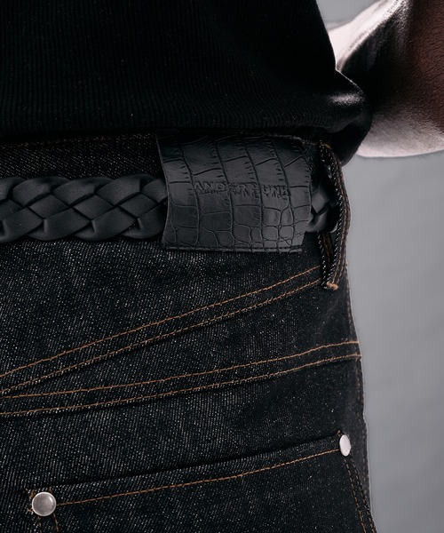 ANDER HUNK(アンダーハンク)の「Western Switch Rigid Wide Straight Denim/ウエスタンスイッチリジットワイドストレートデニム(デニムパンツ・メンズ・インディゴブルー/ブラック・SMALL/MEDIUM/LARGE)」の12枚目の写真