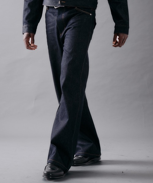 ANDER HUNK(アンダーハンク)の「Western Switch Rigid Wide Straight Denim/ウエスタンスイッチリジットワイドストレートデニム(デニムパンツ・メンズ・インディゴブルー/ブラック・SMALL/MEDIUM/LARGE)」の22枚目の写真