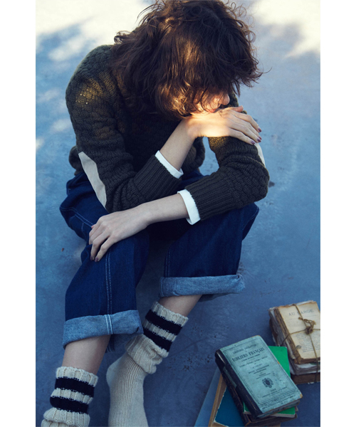 BEAMS BOY（ビームスボーイ）の「BEAMS BOY / デニム ワンウォッシュ ペインター（デニムパンツ・レディース・インディゴブルー・0/1）」の10枚目の写真