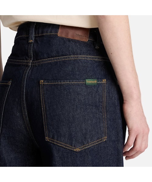 Timberland(ティンバーランド)の「5ポケット ワイドレッグ デニム パンツ レディース(デニムパンツ・レディース・ダークブルー・25inch/29inch/27inch/31inch)」の5枚目の写真