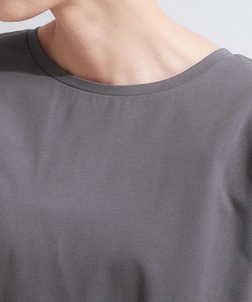 OPAQUE.CLIP（オペークドットクリップ）の「裾レースペプラムカットソー【洗濯機OK】（Tシャツ/カットソー・レディース・ライトブルー/チャコールグレー/ホワイト・42/38/40）」の9枚目の写真