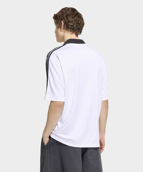 adidas(アディダス)の「COLLARED GOALIE / アディダスオリジナルス adidas Originals(Tシャツ/カットソー・メンズ・ホワイト・XX-LARGE/3XL/SMALL/MEDIUM/XX-SMALL/LARGE/X-LARGE/X-SMALL)」の2枚目の写真