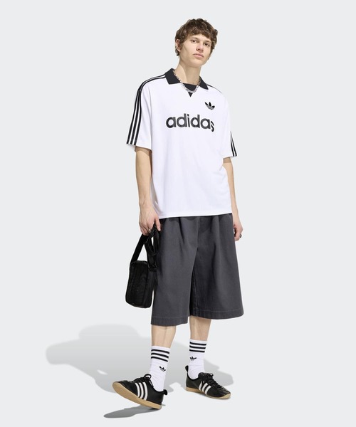 adidas(アディダス)の「COLLARED GOALIE / アディダスオリジナルス adidas Originals(Tシャツ/カットソー・メンズ・ホワイト・XX-LARGE/3XL/SMALL/MEDIUM/XX-SMALL/LARGE/X-LARGE/X-SMALL)」の5枚目の写真