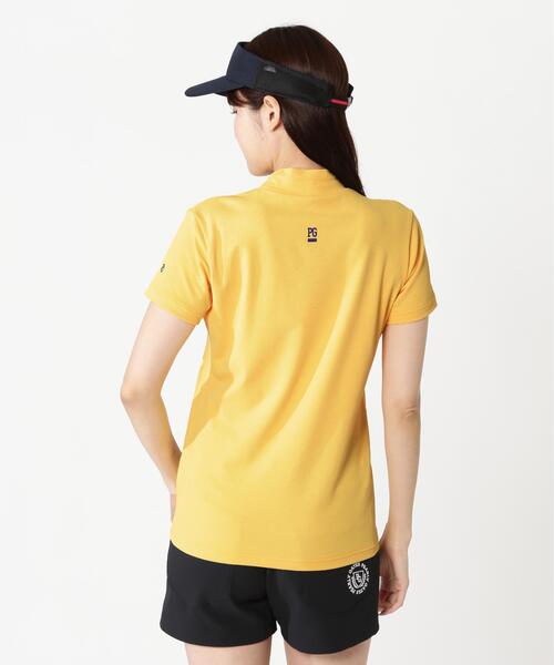 PEARLY GATES(パーリーゲイツ)の「【PEARLY GATES】FD40/-FD100dベア擬似メッシュ半袖ハイネックカットソー(Tシャツ/カットソー・レディース・イエロー系その他2/ネイビー/ホワイト・SMALL/MEDIUM)」の14枚目の写真