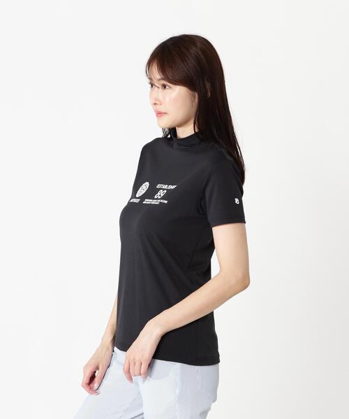PEARLY GATES(パーリーゲイツ)の「【PEARLY GATES】FD40/-FD100dベア擬似メッシュ半袖ハイネックカットソー(Tシャツ/カットソー・レディース・イエロー系その他2/ネイビー/ホワイト・SMALL/MEDIUM)」の21枚目の写真
