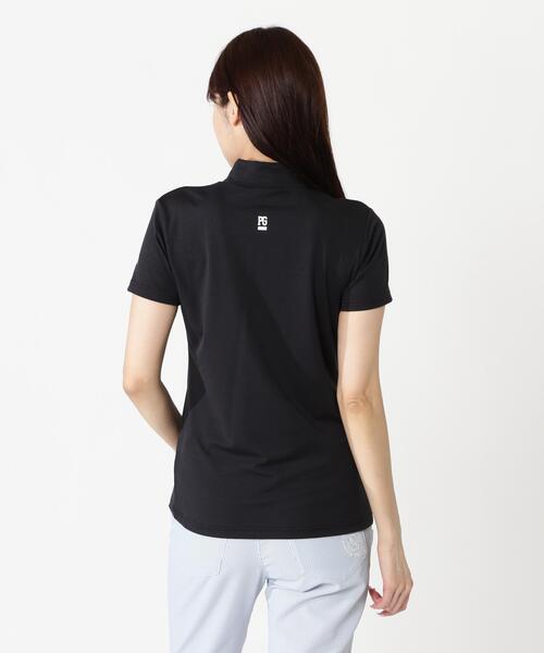 PEARLY GATES(パーリーゲイツ)の「【PEARLY GATES】FD40/-FD100dベア擬似メッシュ半袖ハイネックカットソー(Tシャツ/カットソー・レディース・イエロー系その他2/ネイビー/ホワイト・SMALL/MEDIUM)」の22枚目の写真