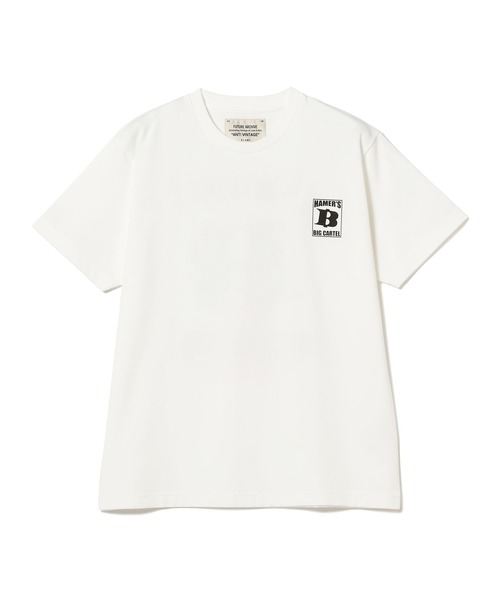 FUTURE ARCHIVE(フューチャーアーカイブ)の「Harmer's × FUTURE ARCHIVE / T-shirt(Tシャツ/カットソー・メンズ・ホワイト・LARGE)」の1枚目の写真