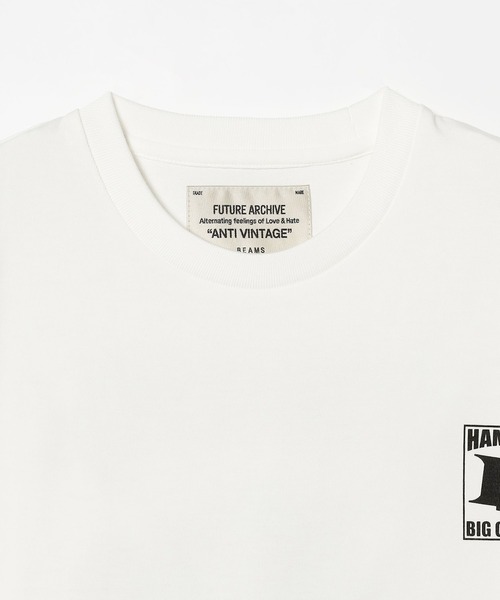 FUTURE ARCHIVE(フューチャーアーカイブ)の「Harmer's × FUTURE ARCHIVE / T-shirt(Tシャツ/カットソー・メンズ・ホワイト・LARGE)」の5枚目の写真