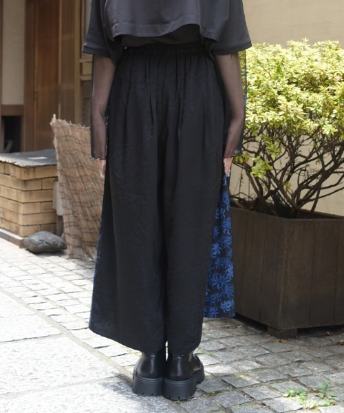 axes femme(アクシーズファム)の「彼岸花柄×JQパンツ(その他パンツ・レディース・ブルー/レッド・FREE)」の5枚目の写真