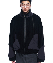 RSSC（アールエスエスシー）の「NYLON MIX FLEECE JACKET - BLACK（その他アウター）」
