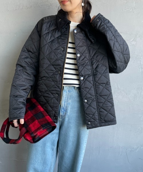 Barbour（バブアー）の「[Barbour/バブアー] OS TRANSPORT トランスポート キルティングジャケット（その他アウター・レディース・ブラック・36/38/40）」の17枚目の写真