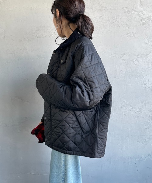 Barbour（バブアー）の「[Barbour/バブアー] OS TRANSPORT トランスポート キルティングジャケット（その他アウター・レディース・ブラック・36/38/40）」の18枚目の写真