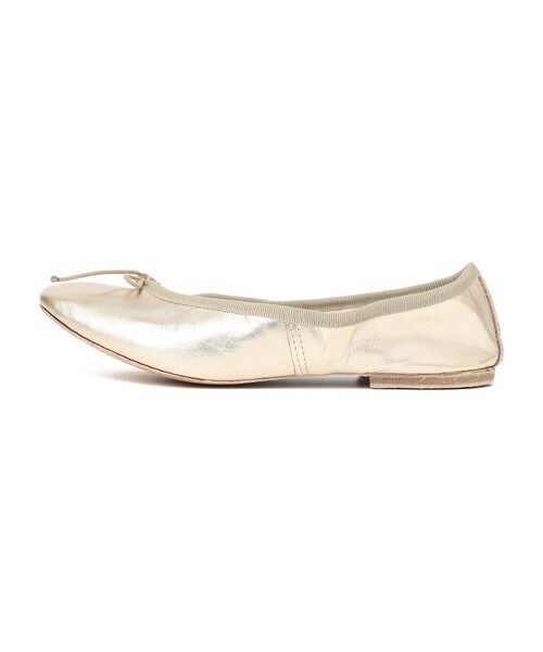 PORSELLI(ポセリ)の「Porselli: BALLET SHOSE(ゴールド)(バレエシューズ・レディース・ゴールド・36)」の2枚目の写真