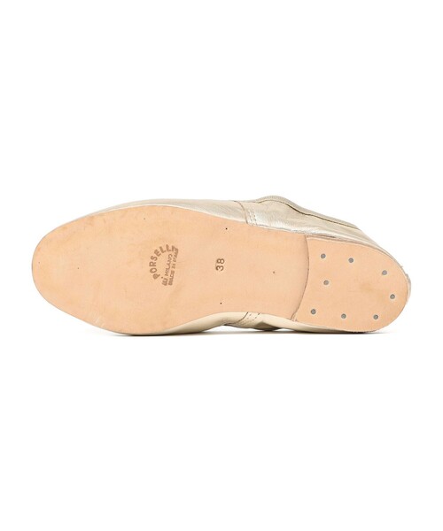 PORSELLI(ポセリ)の「Porselli: BALLET SHOSE(ゴールド)(バレエシューズ・レディース・ゴールド・36)」の3枚目の写真