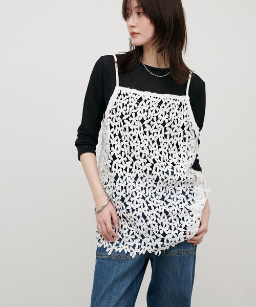 LARUTA（ラルータ）の「【LARUTA】ドライタッチシアーT（Tシャツ/カットソー・レディース・ブラック/オフホワイト/ピンク/ブラウン・FREE）」の14枚目の写真