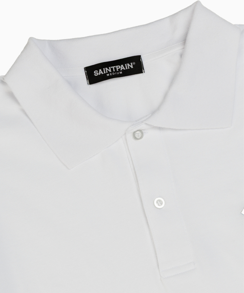 SAINTPAIN（セイントペイン）の「SPミニクロスピケポロシャツホワイト（ポロシャツ・レディース・その他・LARGE/MEDIUM）」の3枚目の写真