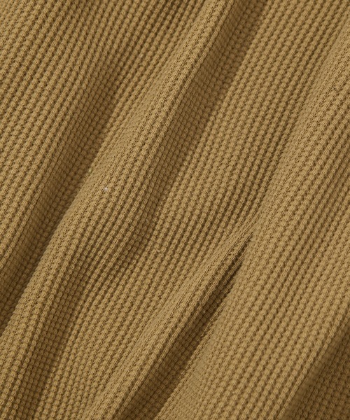 concause(コンコース)の「【concause/コンコース】waffle shirt(Tシャツ/カットソー・メンズ・ベージュ/キャメル/ブラック・5/4)」の12枚目の写真