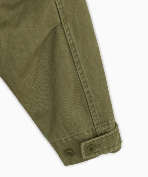 OHESHIO(オヘシオ)の「STAR FLORAL WASHED COTTON JACKET, OLIVE(ミリタリージャケット・レディース・その他・FREE)」の6枚目の写真