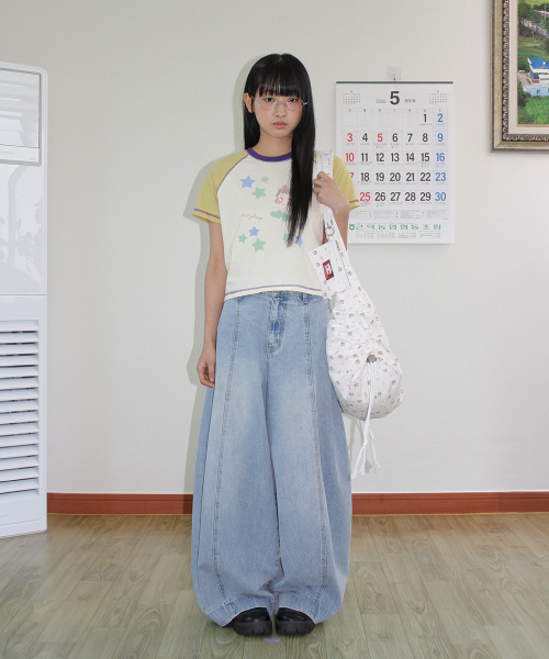 RONRON(ロンロン)の「BETTY BOOP MINI STAR STITCH RAGLAN T SHIRT YELLOW(Tシャツ/カットソー・レディース・その他・FREE)」の3枚目の写真