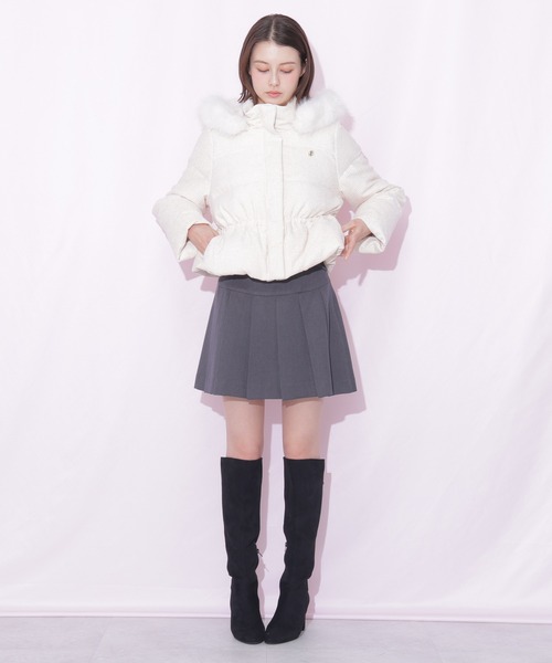 JILL by JILL STUART(ジルバイジルスチュアート)の「<セットアップ対応>ベルト付きプリーツミニスカート(スカート・レディース・グレー/グレー系その他/ブラウン系その他・SMALL/MEDIUM)」の17枚目の写真