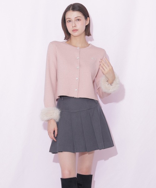 JILL by JILL STUART(ジルバイジルスチュアート)の「<セットアップ対応>ベルト付きプリーツミニスカート(スカート・レディース・グレー/グレー系その他/ブラウン系その他・SMALL/MEDIUM)」の14枚目の写真