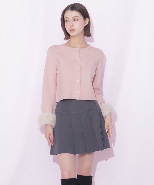 JILL by JILL STUART(ジルバイジルスチュアート)の「<セットアップ対応>ベルト付きプリーツミニスカート(スカート・レディース・グレー/グレー系その他/ブラウン系その他・SMALL/MEDIUM)」の15枚目の写真