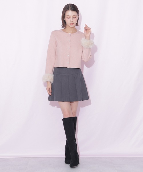 JILL by JILL STUART(ジルバイジルスチュアート)の「<セットアップ対応>ベルト付きプリーツミニスカート(スカート・レディース・グレー/グレー系その他/ブラウン系その他・SMALL/MEDIUM)」の16枚目の写真