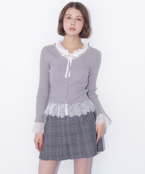 JILL by JILL STUART(ジルバイジルスチュアート)の「<セットアップ対応>ベルト付きプリーツミニスカート(スカート・レディース・グレー/グレー系その他/ブラウン系その他・SMALL/MEDIUM)」の19枚目の写真
