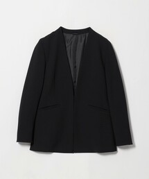 カットジョーゼット Vネックジャケット ‐セットアップ対応・ウォッシャブル‐