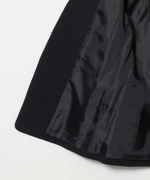 A DAY IN THE LIFE UNITED ARROWS（アデイインザライフユナイテッドアローズ）の「カットジョーゼット Vネックジャケット  ‐セットアップ対応・ウォッシャブル‐（Tシャツ/カットソー・レディース・ネイビー/ブラック・38/40/36）」の18枚目の写真