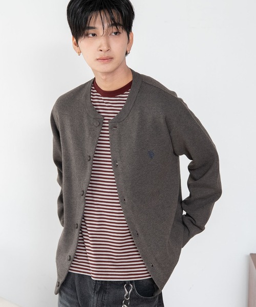 U.S. POLO ASSN.(ユーエスポロアッスン)の「∴WEGO/【26年秋冬新作】U.S.POLO ASSN.スウェットライクカーデ(カーディガン/ボレロ・メンズ・アイボリー/杢グレー/ブラウン/ネイビー/ブラック・MEDIUM/LARGE/X-LARGE)」の21枚目の写真