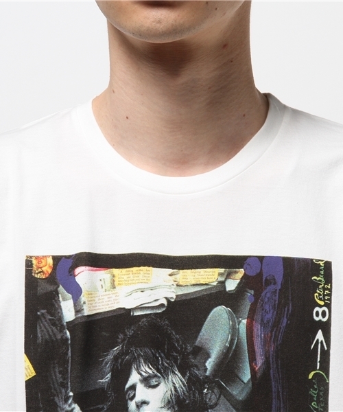 HYSTERIC GLAMOUR(ヒステリックグラマー)の「RS/RS MAGAZINE1972 pt T-SH(Tシャツ/カットソー・メンズ・ホワイト/ブルー/ブラック・MEDIUM/SMALL/LARGE)」の6枚目の写真