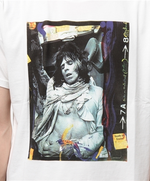 HYSTERIC GLAMOUR(ヒステリックグラマー)の「RS/RS MAGAZINE1972 pt T-SH(Tシャツ/カットソー・メンズ・ホワイト/ブルー/ブラック・MEDIUM/SMALL/LARGE)」の8枚目の写真