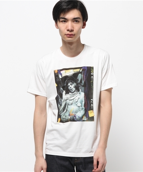 HYSTERIC GLAMOUR(ヒステリックグラマー)の「RS/RS MAGAZINE1972 pt T-SH(Tシャツ/カットソー・メンズ・ホワイト/ブルー/ブラック・MEDIUM/SMALL/LARGE)」の15枚目の写真