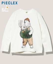 go slow caravan（ゴースローキャラバン）の「PIECLEX スムース ファーマークマ ロングスリーブ TEE（Tシャツ/カットソー）」