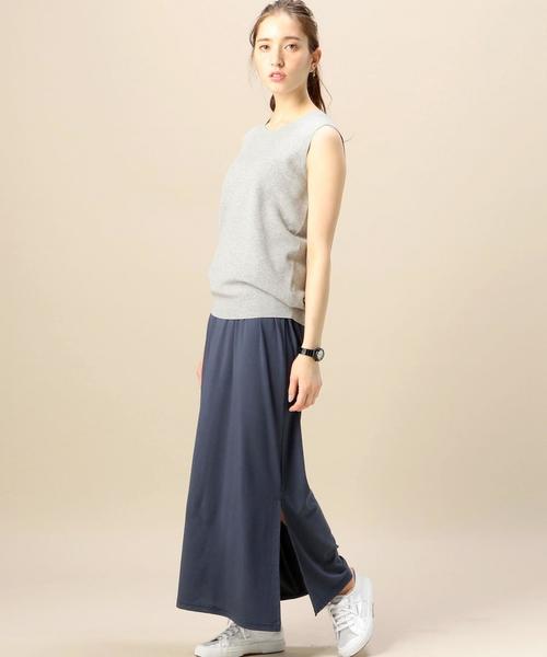 BEAUTY&YOUTH UNITED ARROWS(ビューティーアンドユースユナイテッドアローズ)の「BY コットンナイロンミラノリブベスト◆(ベスト・レディース・ホワイト/グレー/レッド・FREE)」の7枚目の写真