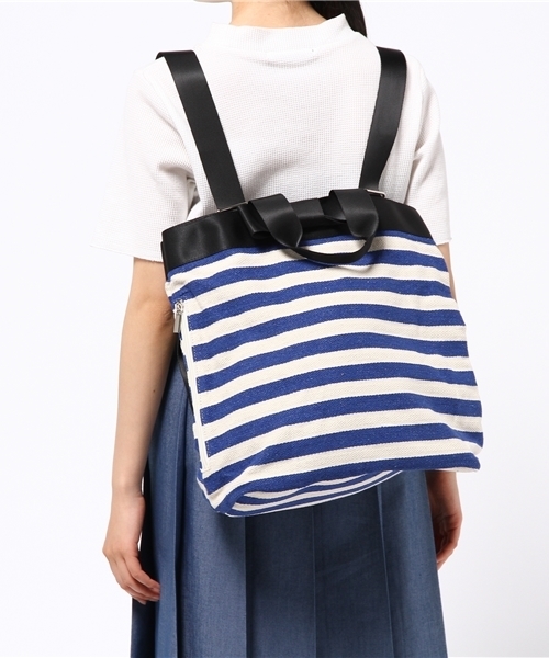 B.I.D.（ビーアイディー）の「Design Factory/トートBAG（トートバッグ・レディース・ネイビー/カモフラージュ/ブルー/グレー系カモフラージュ/ブラック/ブラウン系その他/サックスブルー・FREE）」の17枚目の写真