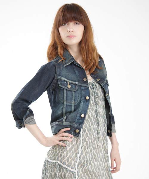 AMERICAN RAG CIE(アメリカンラグシー)の「Gジャン LEJ-LL0329-526(デニムジャケット・レディース・インディゴブルー・X-SMALL/SMALL)」の2枚目の写真