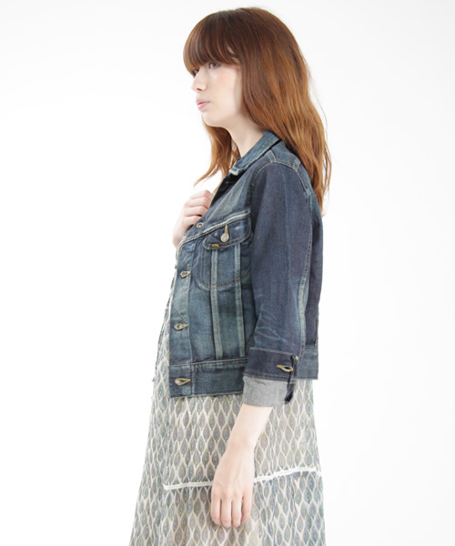 AMERICAN RAG CIE(アメリカンラグシー)の「Gジャン LEJ-LL0329-526(デニムジャケット・レディース・インディゴブルー・X-SMALL/SMALL)」の3枚目の写真
