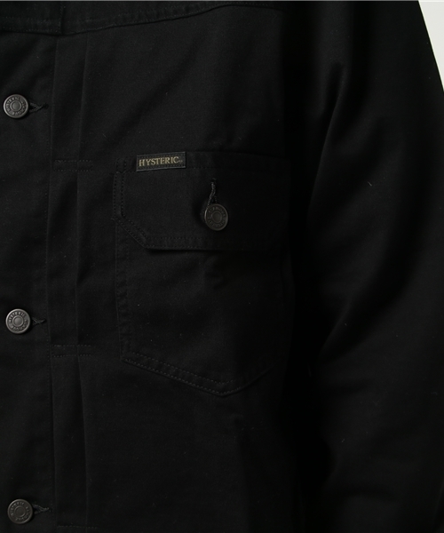 HYSTERIC GLAMOUR(ヒステリックグラマー)の「LOOKING AT YOU刺繍2ND TYPE Gジャン(デニムジャケット・メンズ・グレー/ブラック・SMALL/MEDIUM/LARGE)」の9枚目の写真