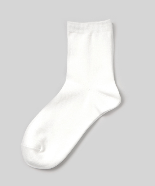 WEGO(ウィゴー)の「WEGO/無地ソックス(ソックス/靴下・レディース・ブルー/ブラック/ホワイト/ピンク/グリーン/レッド/イエロー・FREE)」の2枚目の写真