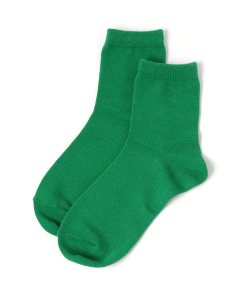 WEGO(ウィゴー)の「WEGO/無地ソックス(ソックス/靴下・レディース・ブルー/ブラック/ホワイト/ピンク/グリーン/レッド/イエロー・FREE)」の4枚目の写真