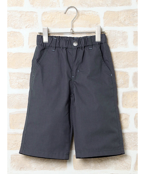 ikka（イッカ）の「【キッズ】リップ無地ハーフパンツ（110～160cm）（その他パンツ・キッズ・チャコールグレー/ベージュ/スカイブルー/オリーブ・150cm/120cm/130cm/110cm/140cm/160cm）」の2枚目の写真
