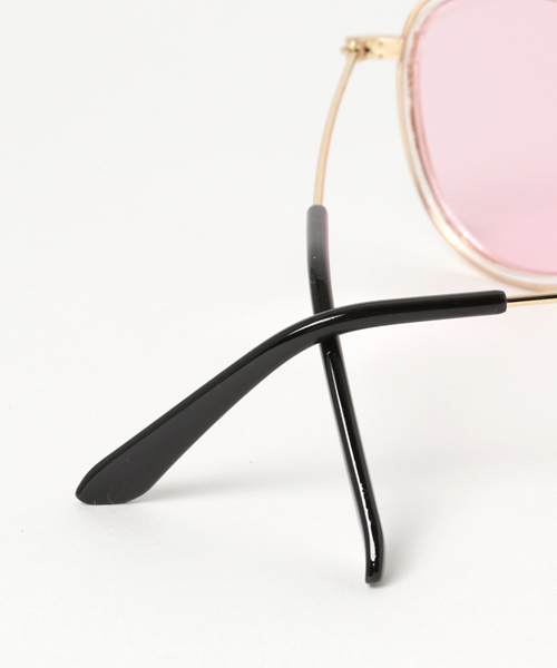 WEGO（ウィゴー）の「WEGO/カラーレンズコンビサングラス（サングラス・メンズ・ピンク/ブルー・FREE）」の7枚目の写真