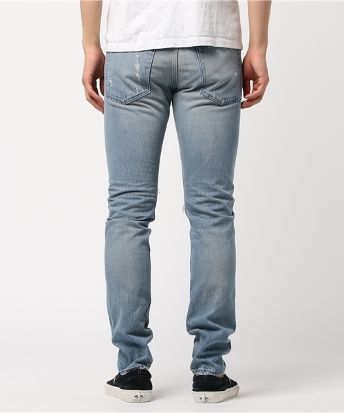 HYSTERIC GLAMOUR（ヒステリックグラマー）の「SK加工BAND AID プリント デニムスリムパンツ（その他パンツ・メンズ・インディゴブルー・31inch/34inch/29inch/32inch/28inch/30inch）」の5枚目の写真