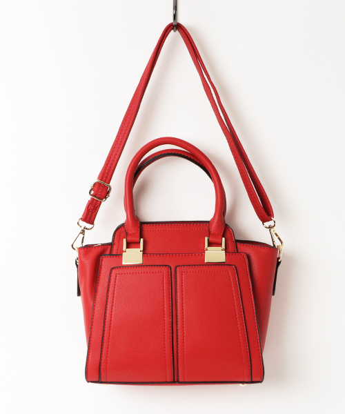 PLAIN CLOTHING（プレーンクロージング）の「クラシックモード2wayショルダーバッグ【PLAIN CLOTHING】（ショルダーバッグ・レディース・ベージュ/レッド/グレー/ブラック/ネイビー・FREE）」の11枚目の写真