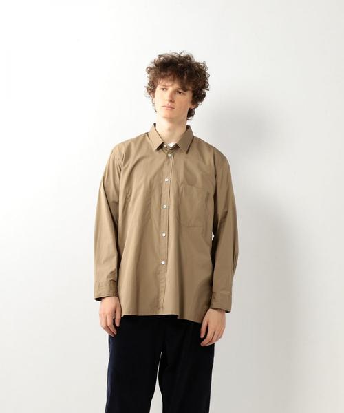 ESSAY(エッセイ)の「<ESSAY> CU/COTTON SHIRT/シャツ(シャツ/ブラウス・メンズ・ブラウン/ライラック・SMALL/MEDIUM)」の1枚目の写真